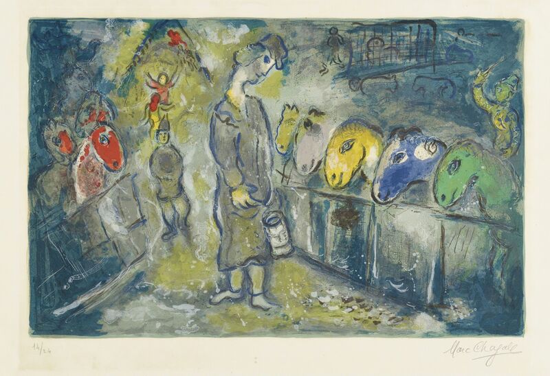 Marc Chagall, ‘Le Cirque: one plate’, 1967, Print, Lithograph in colors, on Arches paper, Christie's