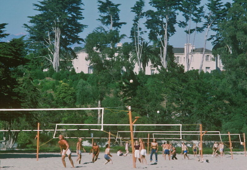 Slim Aarons, ‘Volleyball in Santa Barbara, 1975’, 1975, Photography, Estate Stamped Lambda Print, Crane Kalman Brighton