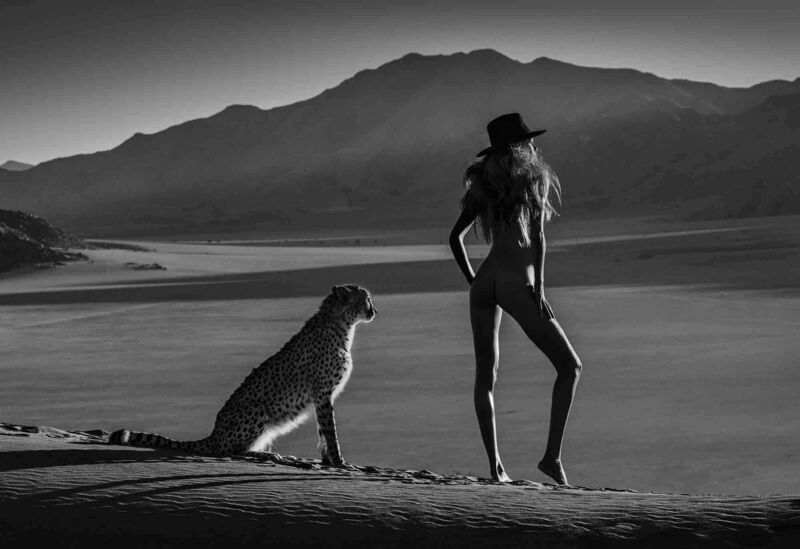 David Yarrow, ‘African Trails’, ca. 2018, Photography, Museum Glass, Passe-Partout & Black wooden frame, Leonhard's Gallery