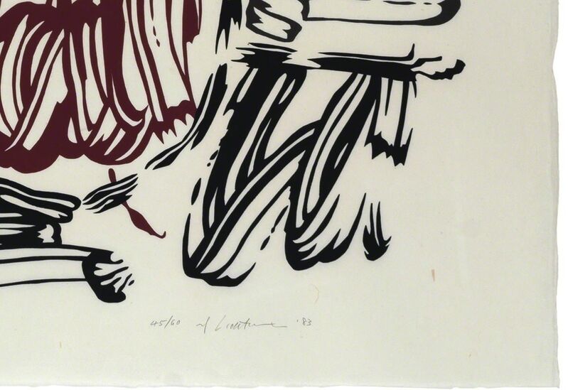 Roy Lichtenstein, ‘Red & Yellow Apple’, 1983, Print, Woodcut on handmade Iwano Kizuki Hosho paper, Fine Art Mia