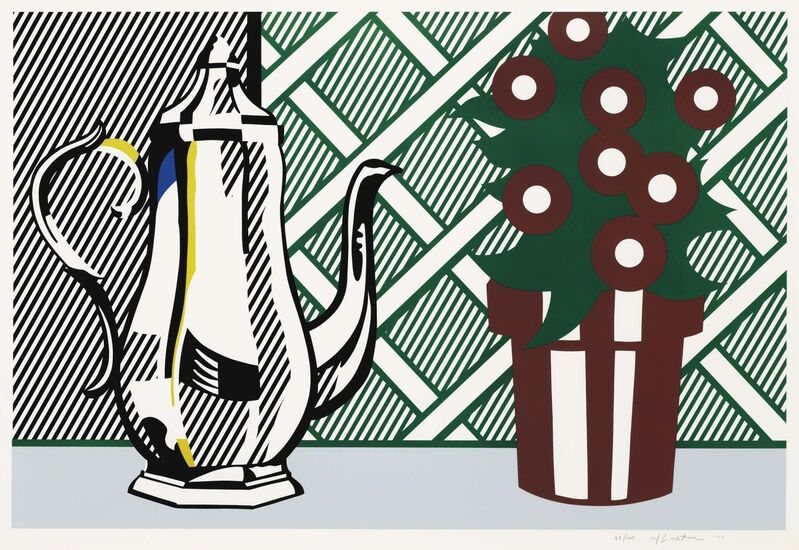 Roy Lichtenstein, ‘Still Life with Pitcher and Flowers, from Six Still Lifes series’, 1974, Print, Lithograph and screenprint in colors on Rives BFK paper, Christie's