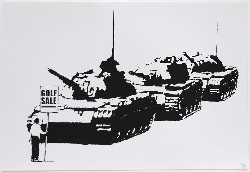 Banksy, ‘Golf Sale’, 2003, Print, Screen print on paper, Four Corners