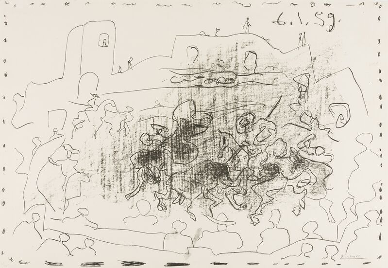 Pablo Picasso, ‘La Pique (Bloch 868)’, 1959, Print, Lithograph, Forum Auctions