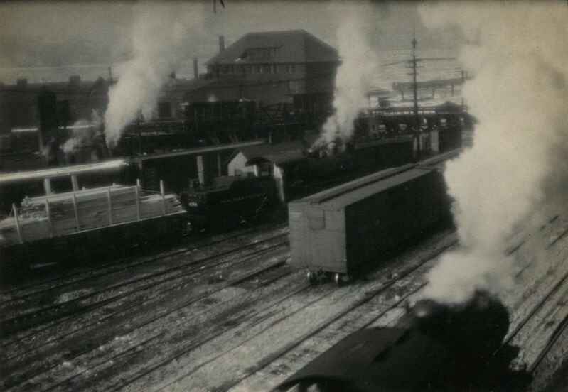 Ira Martin, ‘New York Rail Yard’, 1922, Photography, Platinum or palladium print, Rick Wester Fine Art