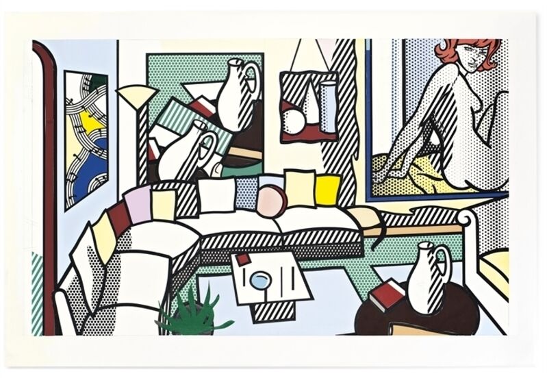 Roy Lichtenstein, ‘Collage for Interior: Perfect Pitcher’, Painted and printed paper collage, tape, marker and graphite on board, Christie's