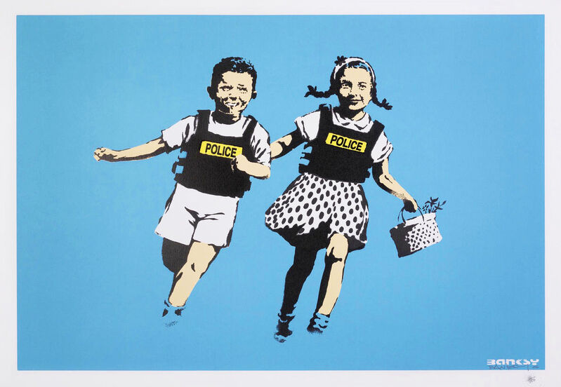 Banksy, ‘Jack & Jill - Signed’, 2005, Print, Screen print on paper, Hang-Up Gallery