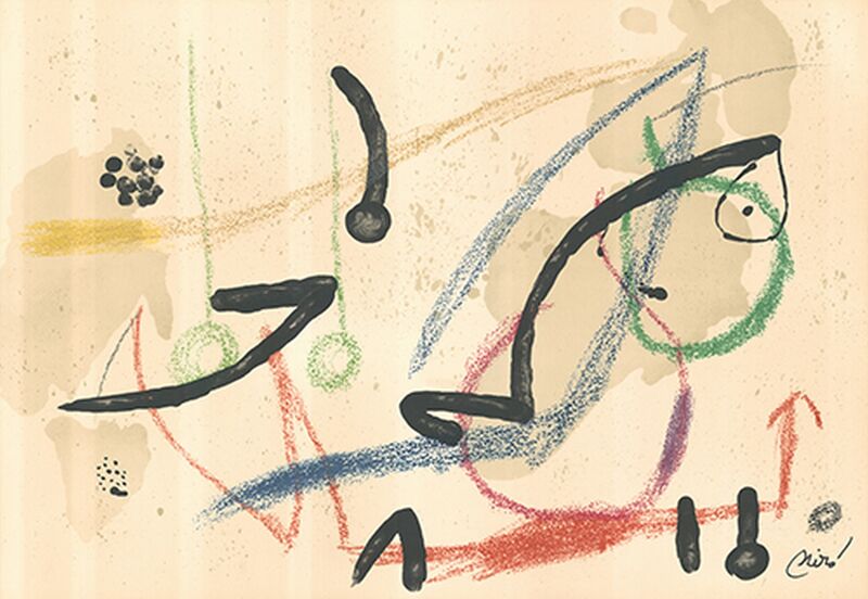 Joan Miró, ‘Maravillas con variaciones acrósticas - 7’, 1975, Print, Color lithograph, Cerbera Gallery