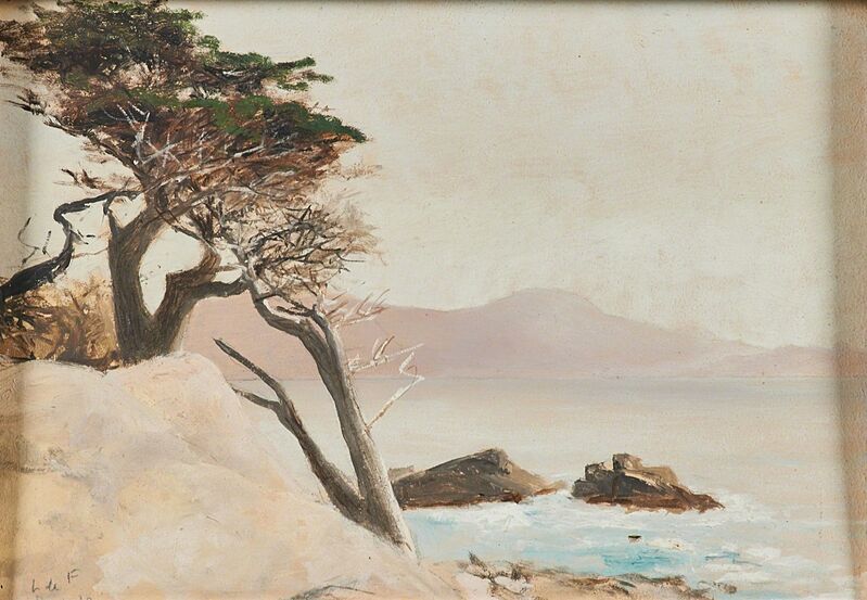 Lockwood de Forest, ‘Monterey, California’, Painting, Oil on card (framed), Rago/Wright/LAMA
