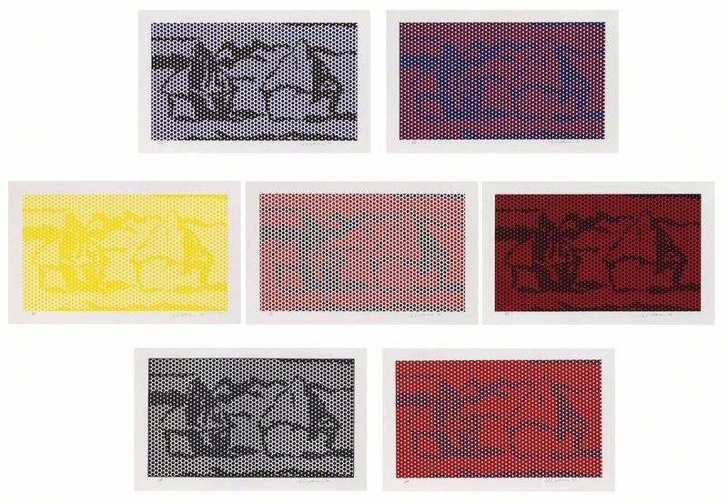 Roy Lichtenstein, ‘HAYSTACK SERIES #1 TO 7’, 1969, Print, LITHOGRAPH & SCREENPRINT, Gallery Art