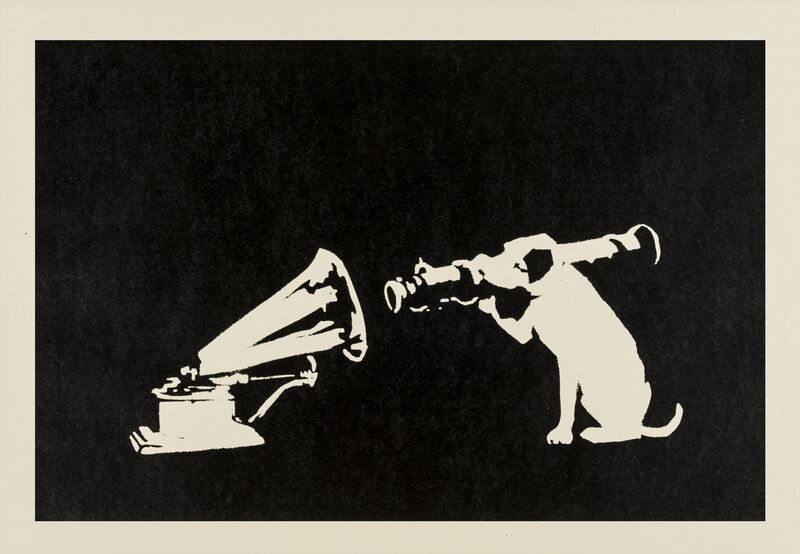 Banksy, ‘HMV’, 2004, Print, Screenprint in black, Forum Auctions