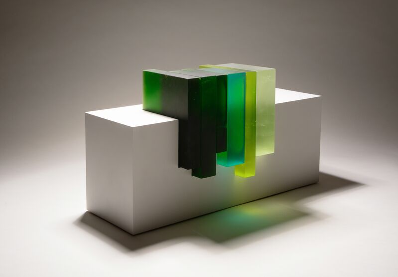 Stig Persson, ‘Vertical Layers’, 2017, Sculpture, Art Glass, Palette Contemporary Art and Craft