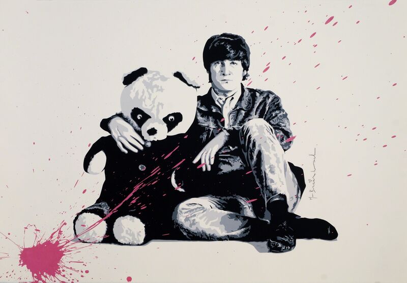 Mr. Brainwash, ‘All You Need is Love (Icon Series, 2010)’, Print, Screenprint in colours with pink paint on wove, Roseberys