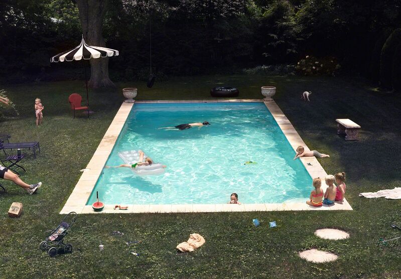 Julie Blackmon, ‘Pool’, 2015, Photography, Archival pigment print, G. Gibson Gallery