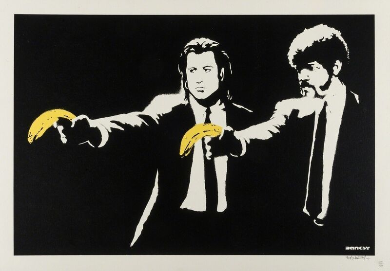 Banksy, ‘Pulp Fiction’, 2004, Print, Screenprint in colours on watermarked Arches paper, Puccio Fine Art