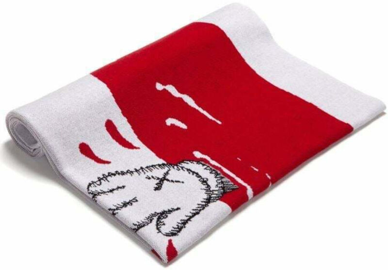 KAWS, ‘KAWS Blanket - red’, 2019, Ephemera or Merchandise, Blanket, AYNAC Gallery