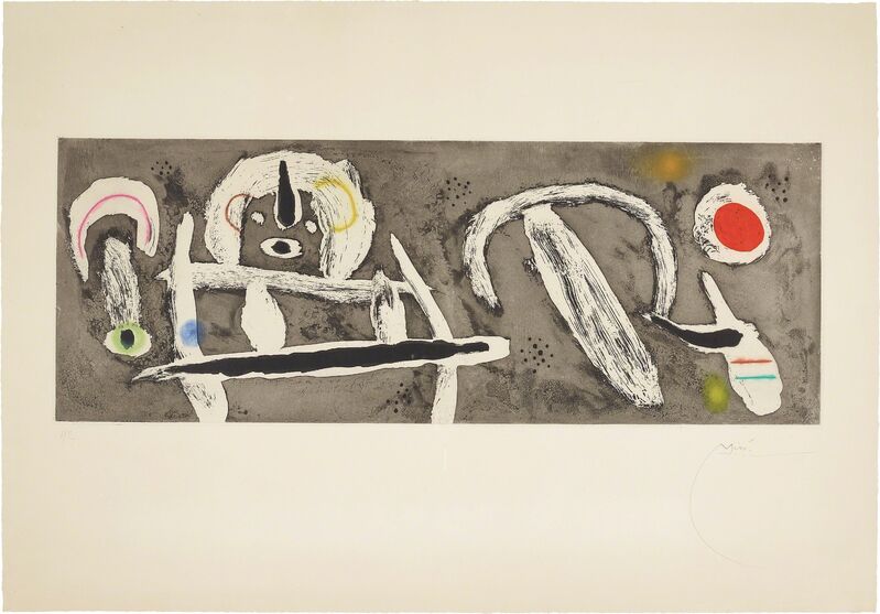 Joan Miró, ‘Grand vent (Great Wind)’, 1960, Print, Etching and aquatint in colors, on Rives BFK paper, with full margins, Phillips