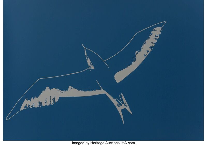 Alex Katz, ‘Seagull’, 2012, Print, Linocut in colors on Rives paper, Heritage Auctions