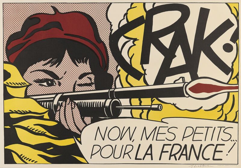 Roy Lichtenstein, ‘Crak! (Corlett II.2.)’, 1963-1964, Print, Offset lithograph in colors, Frank Fluegel Gallery