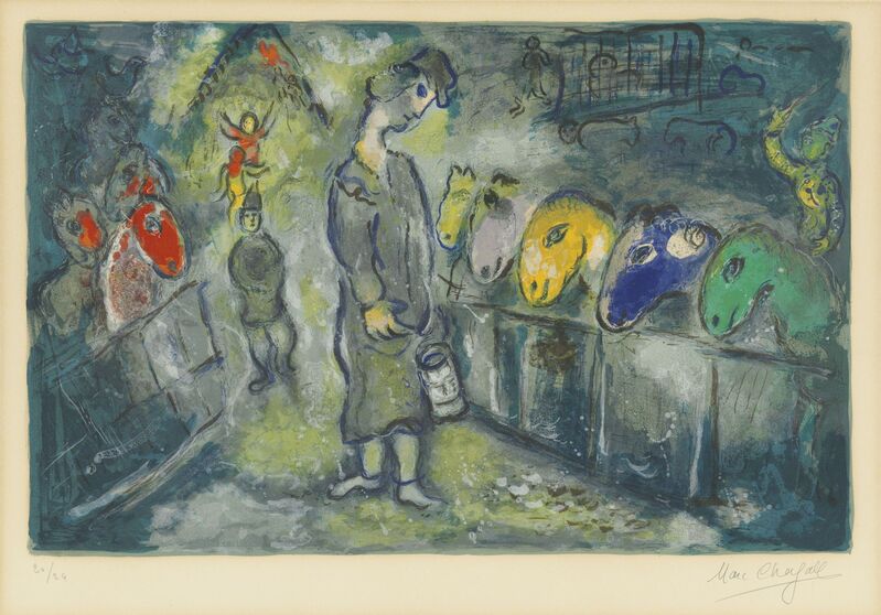 Marc Chagall, ‘One Plate, from: Le Cirque’, 1967, Print, Lithograph in colours on wove paper, Christie's