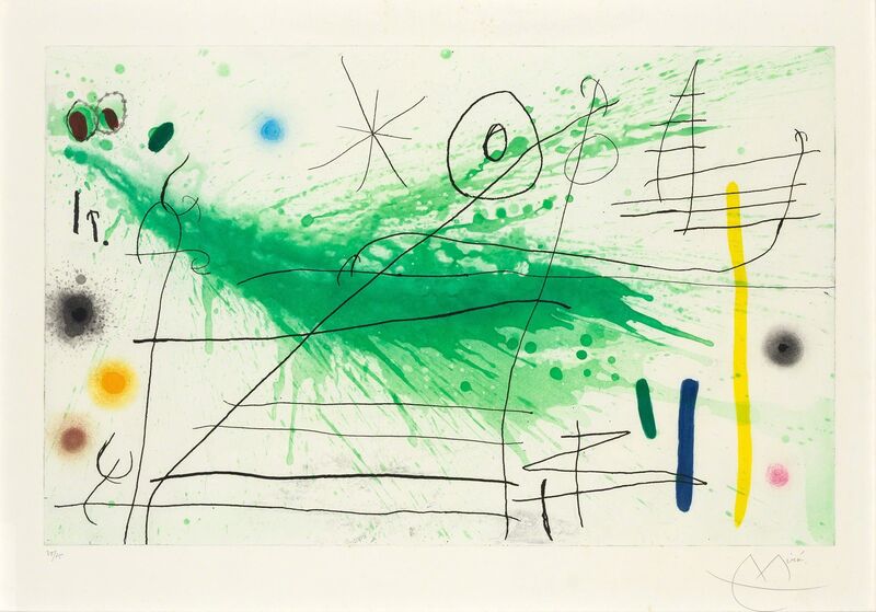 Joan Miró, ‘PARTIE DE CAMPAGNE III (DUPIN 432)’, 1967, Print, Color etching and aquatint, Doyle