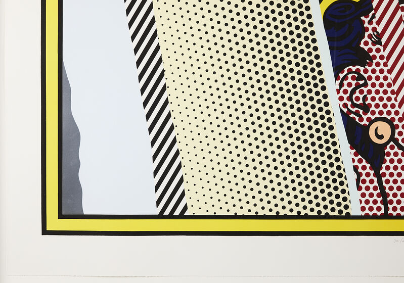 Roy Lichtenstein, ‘Reflections on Minerva ’, 1990, Print, Color lithograph, screenprint, relief and collage with metalized PVC collage with embossing on molded Somerset paper, Fine Art Mia