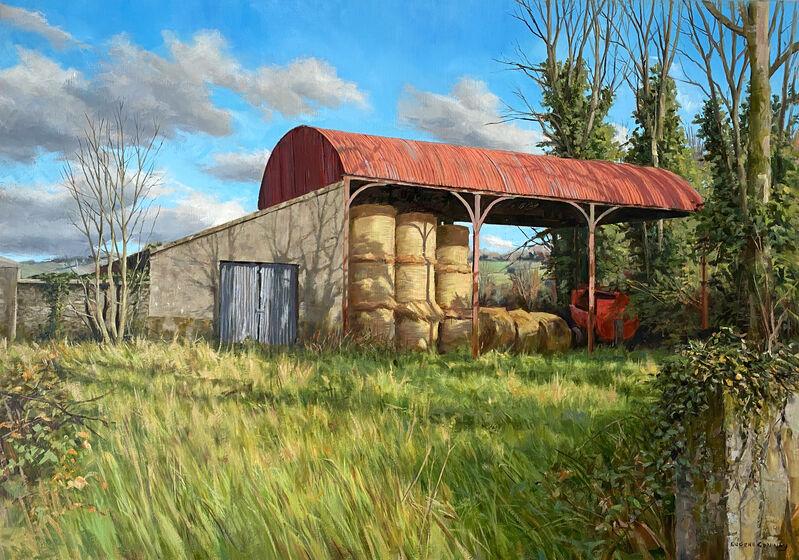 Eugene Conway, ‘Red Barn, Spring’, 2021, Painting, Oil on Canvas, Gormleys Fine Art