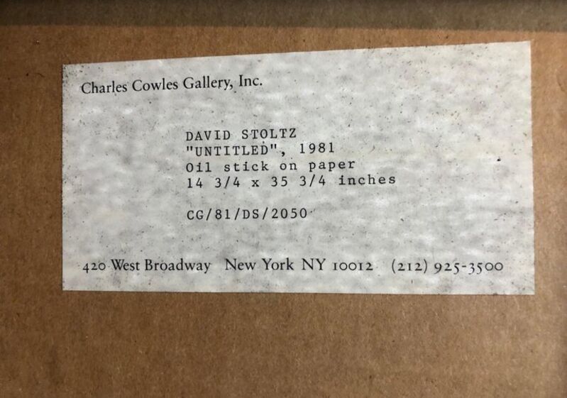 David Stoltz, ‘Pop Art Whimsical Cartoon Oil Stick Drawing Baby Charlie Sculpture Soho Artist’, 1980-1989, Drawing, Collage or other Work on Paper, Paper, Oil Crayon, Lions Gallery