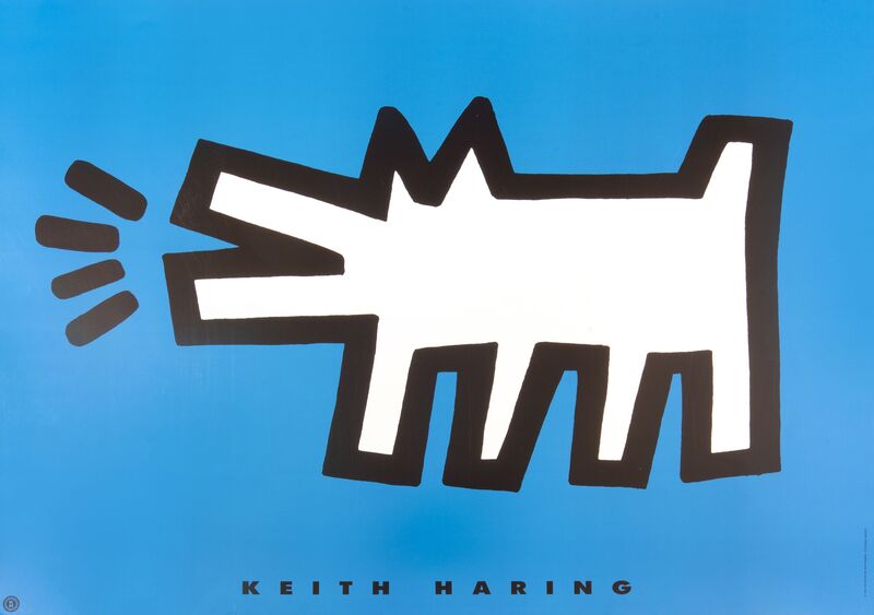 Keith Haring, ‘See No Evil, Hear No Evil, Speak No Evil, Radiant Baby & Dog’, Print, A collection of three offset lithographs in colours, Tate Ward Auctions