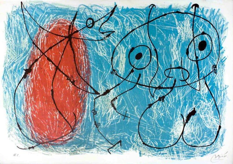 Joan Miró, ‘Le Lézard aux Plumes d’Or’, 1971, Print, Lithograph, Wallector