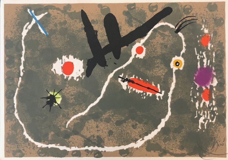 Joan Miró, ‘Le Lézard aux plumes d'or ’, 1971, Print, Lithograph on paper, Le Coin des Arts