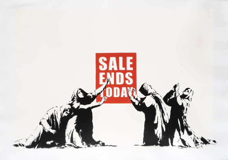 Banksy, ‘Sale Ends Today’, 2006, Print, Screenprint in colours on arches 88 paper, Tate Ward Auctions