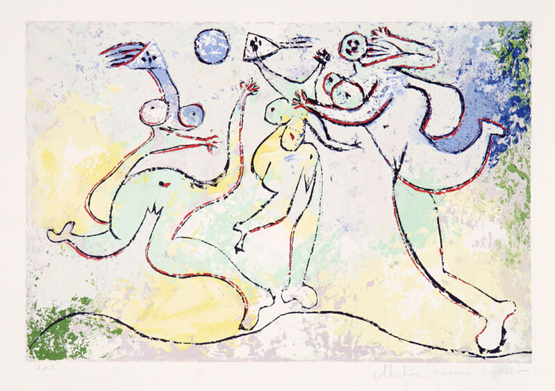 Pablo Picasso, ‘Trois Femmes Jouant au Ballon sur la Plage, 1932’, 1979-1982, Print, Lithograph on Arches paper, RoGallery