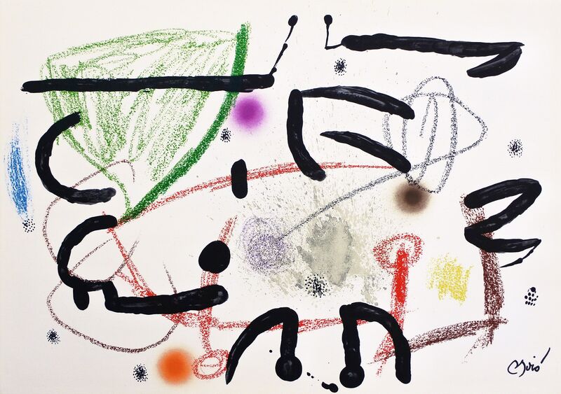 Joan Miró, ‘Maravilla 15’, 1975, Print, Color Lithograph, Hans den Hollander Prints