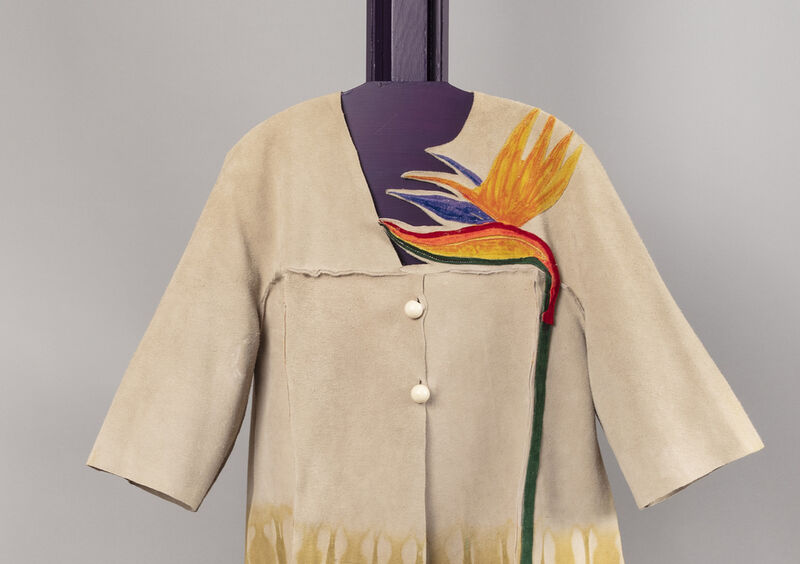 Jae Jarrell, ‘Bird of Paradise Ensemble, Ode to Tie-Dyed Suede’, 1993/2017, Fashion Design and Wearable Art, Suede, Jenkins Johnson Gallery