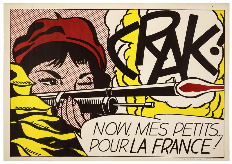 Roy Lichtenstein, ‘Crak!’, Print, Offset lithograph, Hindman