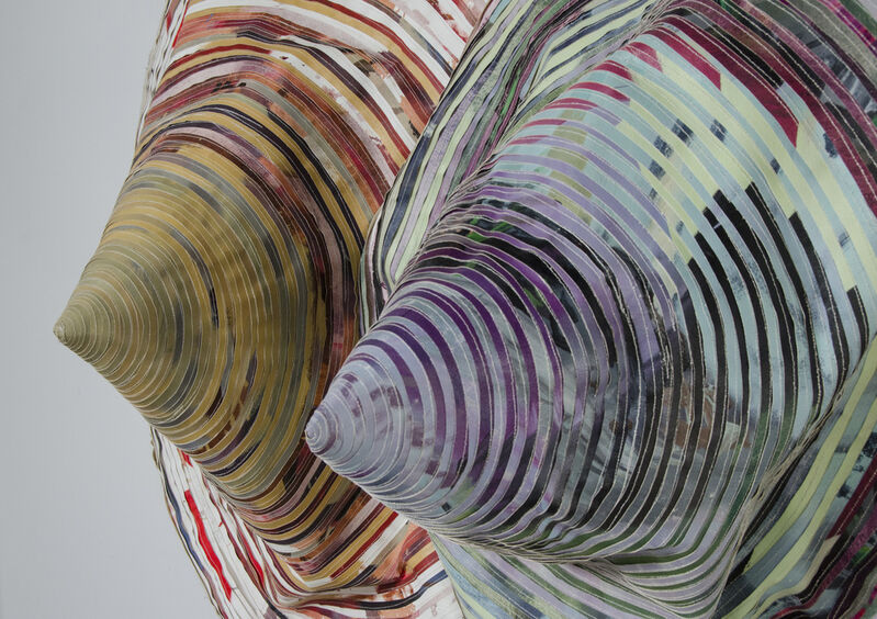 Colleen McCubbin Stepanic, ‘Peak’, 2016, Installation, Acrylic, oil, canvas, thread, enamel, InLiquid