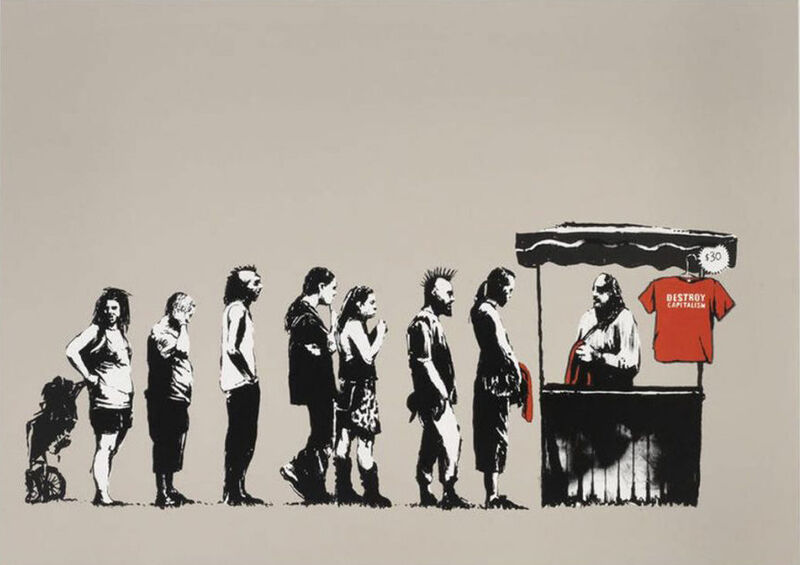 Banksy, ‘Festival (Destroy Capitalism)’, 2006, Print, Silkscreen, Hexagon Gallery