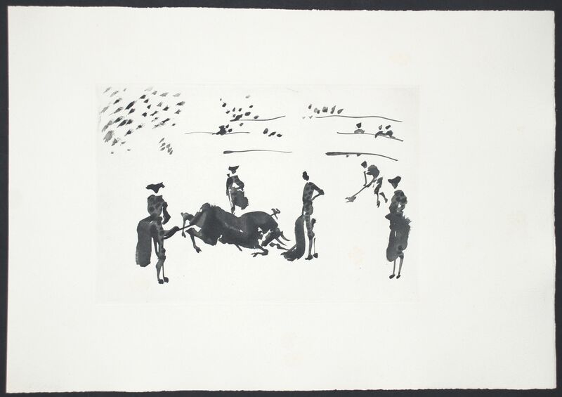Pablo Picasso, ‘Muerte del Toro (Death of the Bull’, 1959, Print, Aquatint, Georgetown Frame Shoppe