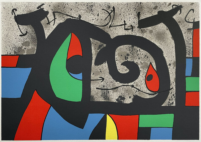 Joan Miró, ‘Le Lezard aux Plumes d'Or (809)’, 1971, Print, Color lithograph, Hans den Hollander Prints