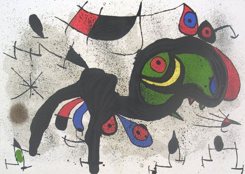 Joan Miró, ‘Derriere le Miroir, no. 193-194, pg 2,3’, 1971, Print, Lithograph, ArtWise