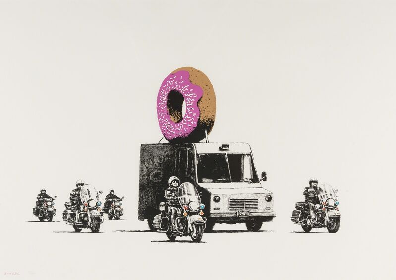 Banksy, ‘Donuts (Strawberry)’, 2009, Print, Screenprint in colours, Forum Auctions