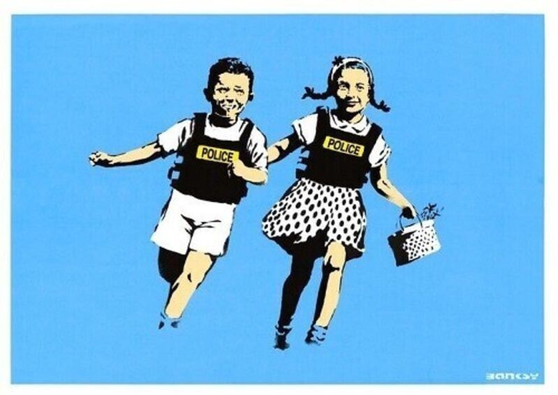 Banksy, ‘Jack and Jill (Police Kids)’, 2005, Print, Silkscreen print, 727Gallery