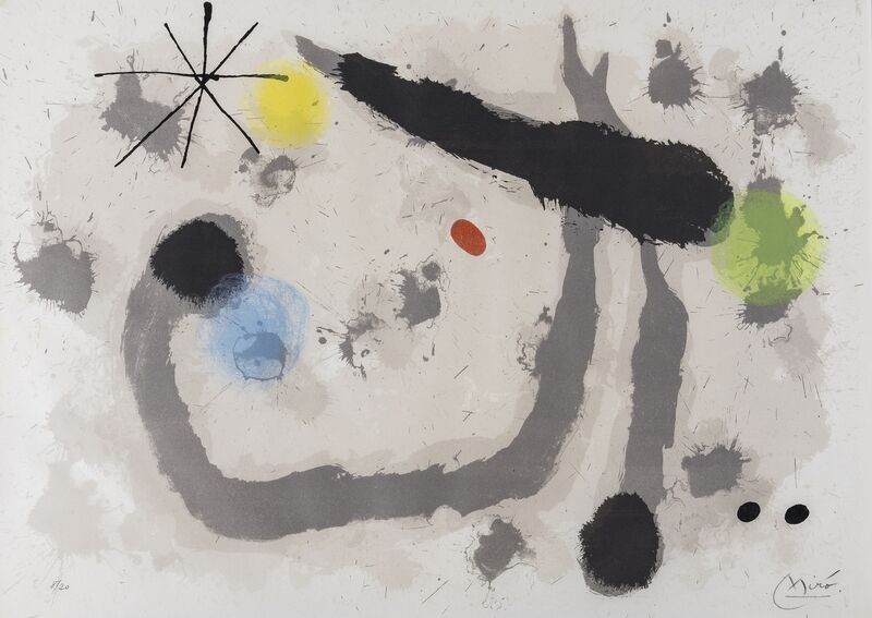 Joan Miró, ‘Le Lézard aux Plumed d’Or (Mourlot 45)’, 1967, Print, Lithograph printed in colours, Forum Auctions