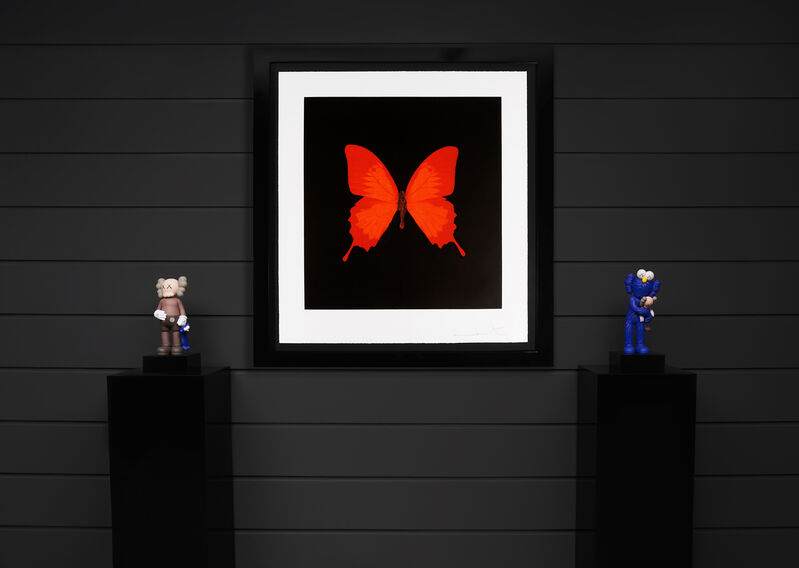 Damien Hirst, ‘'Butterfly Soul' Etching, Red’, 2007, Print, Etching on Velin Arches Paper, Arton Contemporary
