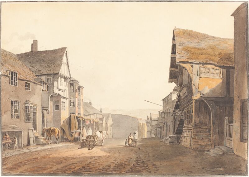 John Varley, ‘Conway in North Wales’, 1803, Drawing, Collage or other Work on Paper, Watercolor over graphite on wove paper, National Gallery of Art, Washington, D.C.