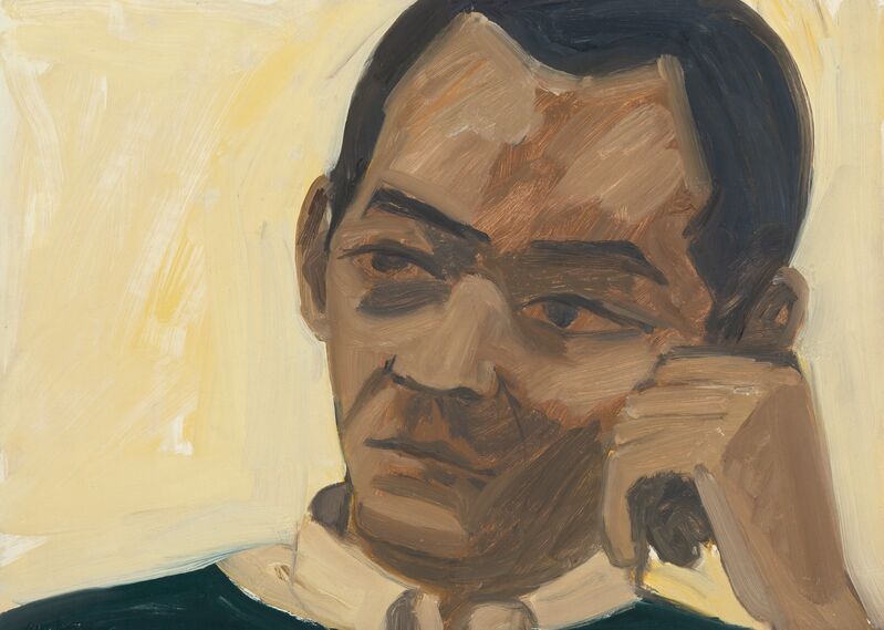 Alex Katz, ‘Study for Portrait of Kynaston McShine’, Painting, Oil on board, Heritage Auctions