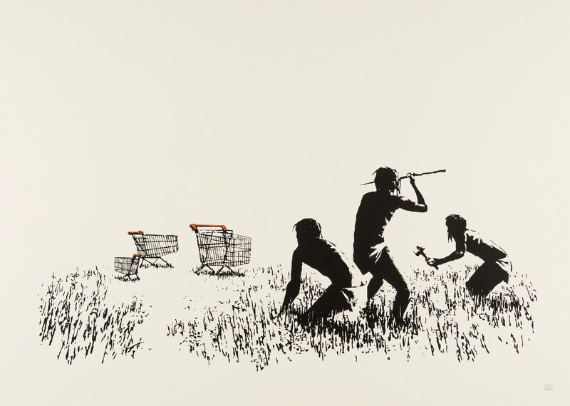 Banksy, ‘Trolleys’, 2006, Print, Screenprint in colours, Forum Auctions
