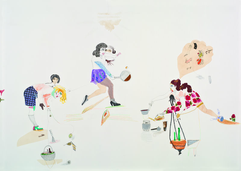 Nilbar Güres, ‘Catch’, 2010, Drawing, Collage or other Work on Paper, Mixed technique on paper, Elgiz Museum
