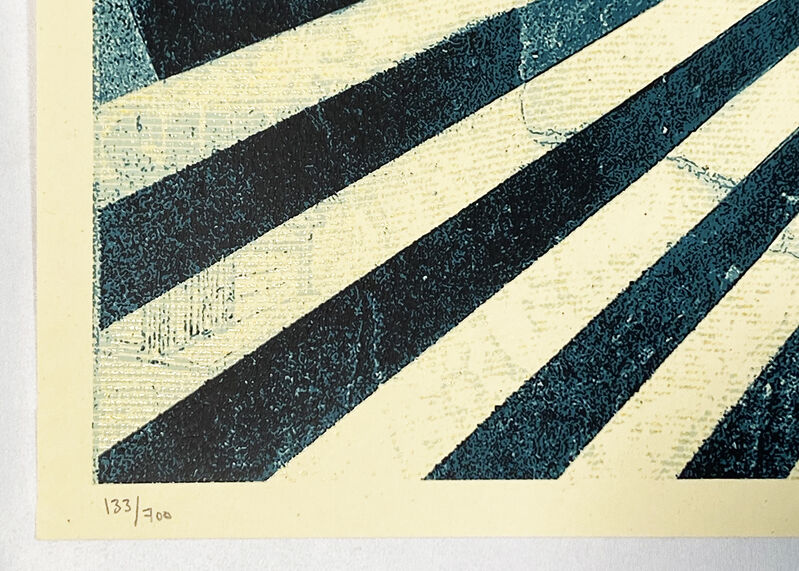 Shepard Fairey, ‘'Tunnel Vision' (alt. blue)’, 2018, Print, Screen print on cream, Speckletone fine art paper., Signari Gallery