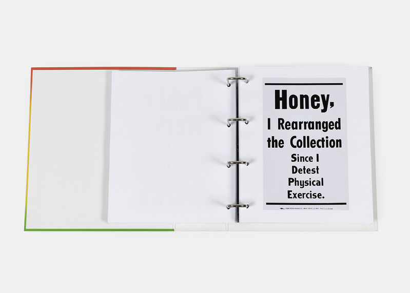 Allen Ruppersberg, ‘The Novel That Writes Itself ’, 1978, Print, Binder, 468 printed pages, mfc - michèle didier